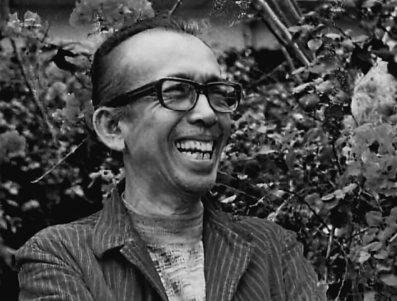 Portrait of Soedjojono, an Indonesian painter