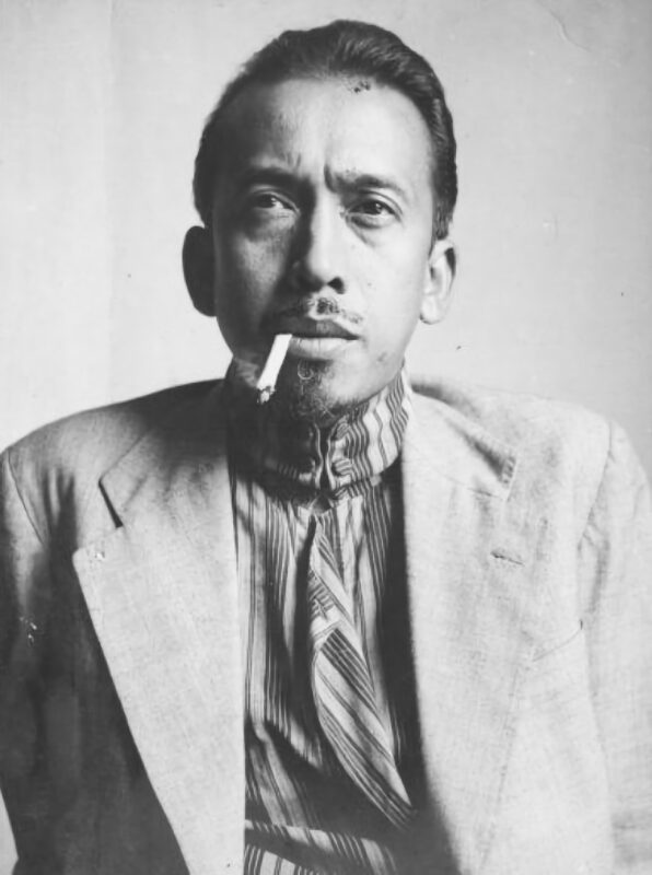 Portrait of Soedjojono, an Indonesian painter
