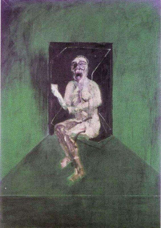 a painting of "Study For the Nurse in the Film Battleship Potemkin" made in 1957.
